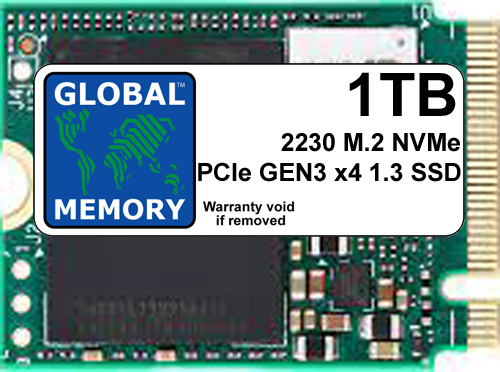 1TB M.2 2230 PCIe Gen3 x4 NVMe SSD FOR LAPTOPS / DESKTOP PCs / SERVERS / WORKSTATIONS 1TB M.2 2230 PCIe Gen3 x4 NVMe SSD FOR LAPTOPS / DESKTOP PCs / SERVERS / WORKSTATIONS